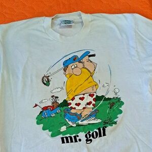 Vintage Mr. Golf Graphic T-Shirt